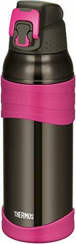 Thermos water bottle Charcoal pink 1.0L vacuum insulation sports bottle FJC-1000_1
