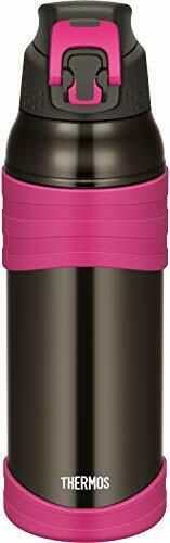 Thermos water bottle Charcoal pink 1.0L vacuum insulation sports bottle FJC-1000_2