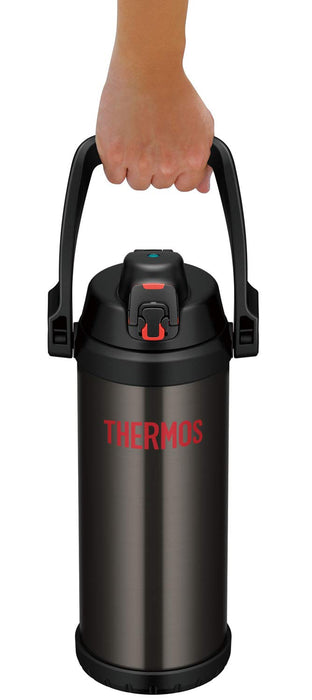 Thermos Water Bottle Vacuum Inslated Sport Jag 2.5L Black x Red FFV-2500 BKR NEW_4
