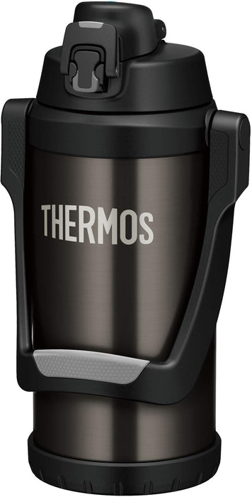 Thermos vacuum insulation sport Jug Black Gray 2.0L FFV-2000 BKGY 16x13x30cm NEW_1