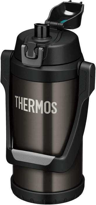 Thermos vacuum insulation sport Jug Black Gray 2.0L FFV-2000 BKGY 16x13x30cm NEW_2