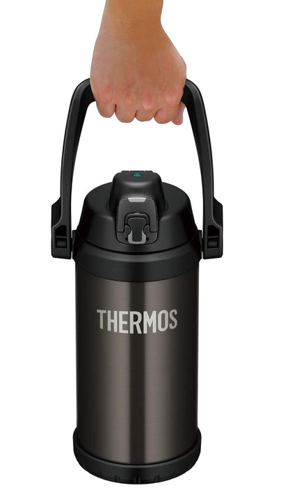 Thermos vacuum insulation sport Jug Black Gray 2.0L FFV-2000 BKGY 16x13x30cm NEW_4
