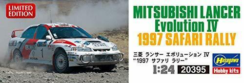 1/24 Mitsubishi Lancer Evolution IV 1997 Safari Rally Plastic Model 20395 NEW_2