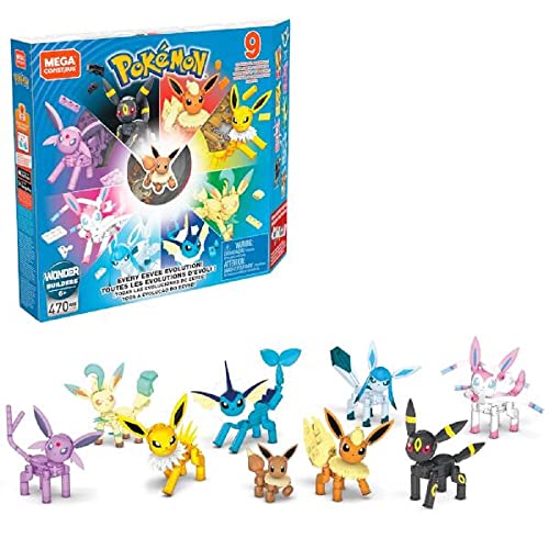 Mega Construx Pokemon Eevee Evolution Collection Block 470pieces GFV85 NEW_1