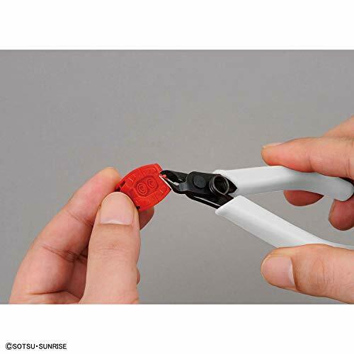 BANDAI SPIRITS ENTRY NIPPER (Diagonal Pliers) WHITE Modeling Tools NEW Japan_4