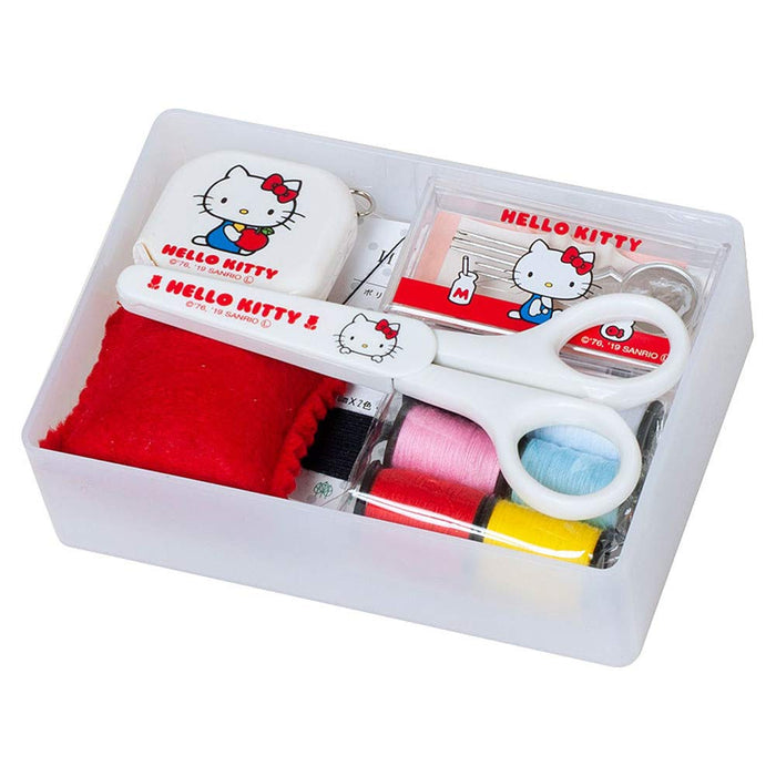 Misasa Sanrio sewing kit Small type Hello Kitty White No.1490 Resin Box NEW_3