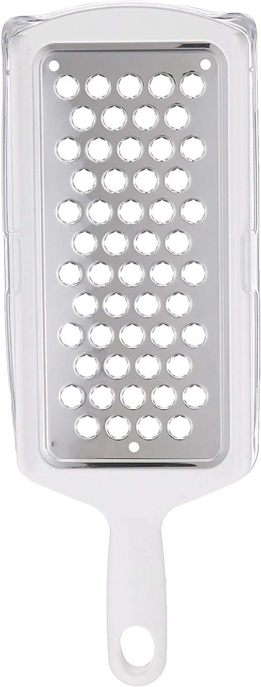 Shimomura Kogyo Made in Japan Full Veg Stainless Grater with Container FV-648_1