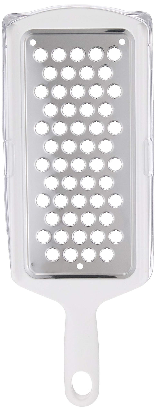 Shimomura Kogyo Made in Japan Full Veg Stainless Grater with Container FV-648_2