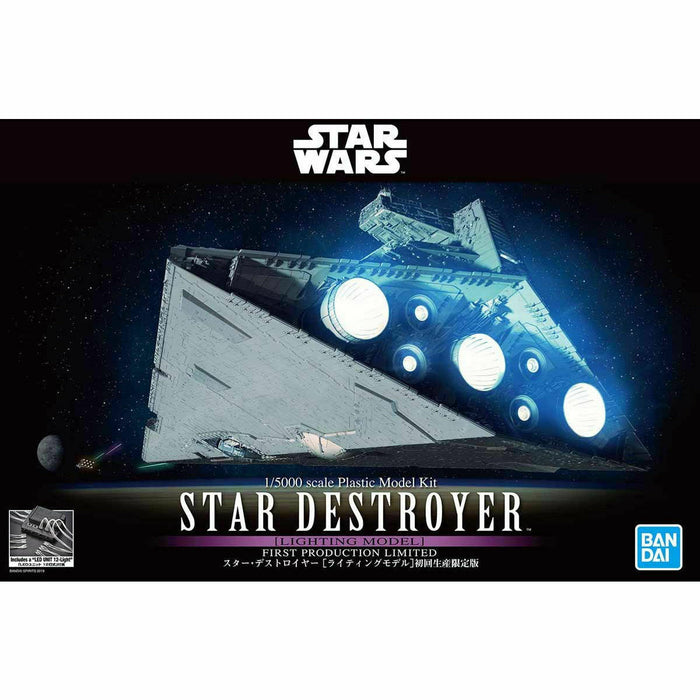 BANDAI Star Wars 1/5000 STAR DESTROYER LIGHTING MODEL FIRST PRODUCTION LIMITED_1