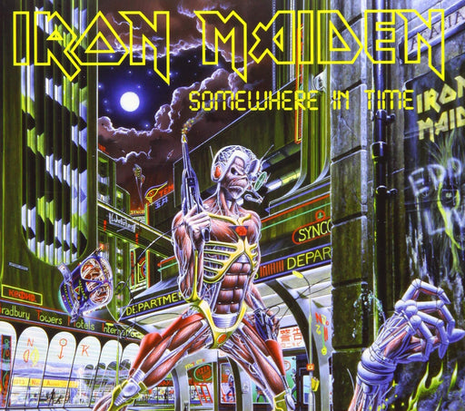 IRON MAIDEN Somewhere In Time JAPAN 5 CD SET W/ PROMO STICKER WPCR-18199 NEW_1