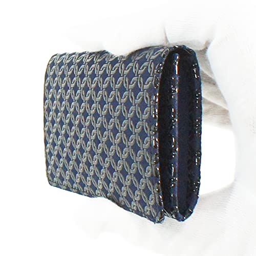 INDEN-YA business card holder for Men navy blue x black 2501-04-177 Leather NEW_4