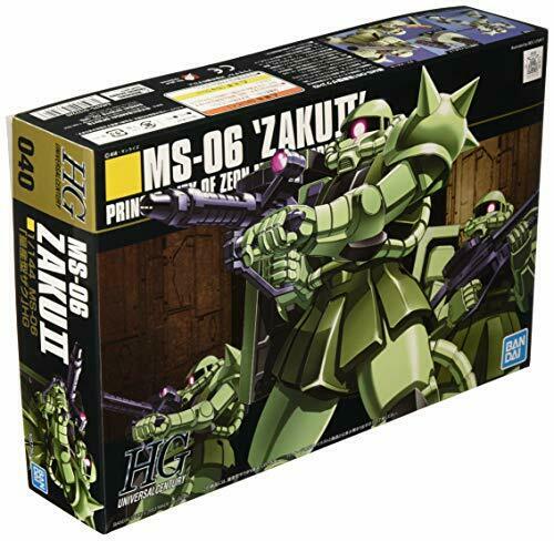 BANDAI HGUC 1/144 MS-06 Zaku II Mass Production Type Gundam Model Kit NEW_1