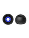 JVC Kenwood EP-FX10L-B Replacement Earpiece Spiral Dot++ 4pcs L Size Black NEW_1