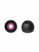 JVC EP-FX10M-B Replacement Earpiece Spiral Dot ++ 4 Pieces M Size Black NEW_1
