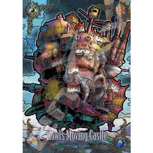 208 pieces Jigsaw puzzle Studio Ghibli Howl's Moving Castle Castle at dusk NEW_2