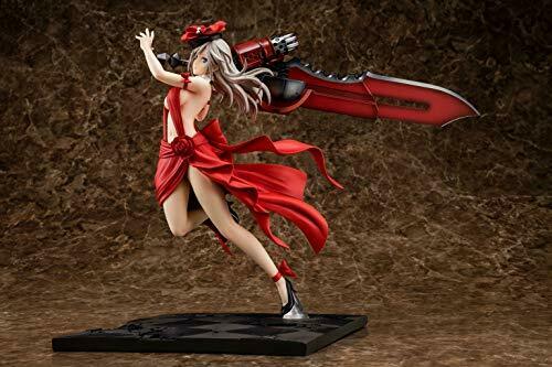 Gods Eater Alisa Illinichina Amiella Crimson Anniversary Dress Ver. Figure NEW_3