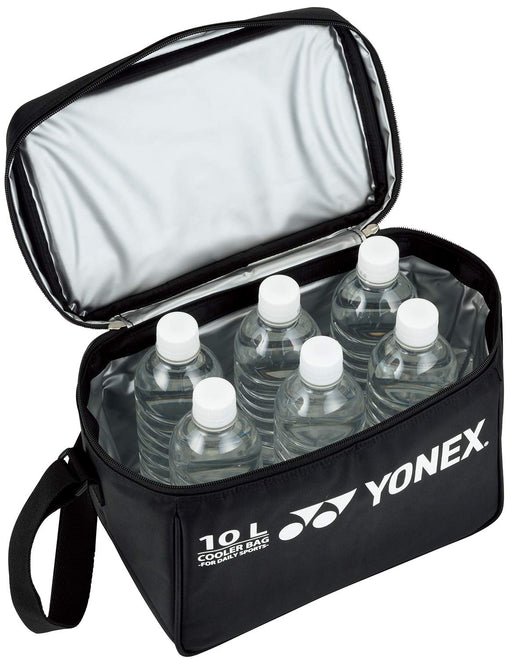YONEX Cooler Bag Style M Size (10L/338oz) BAG1997M Black (007) Nylon Zip Closure_2