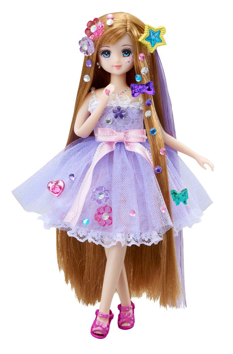 TAKARA TOMY LICCA Doll Jewel Up Karen Standard Edition Hair Arrangement Doll NEW_3