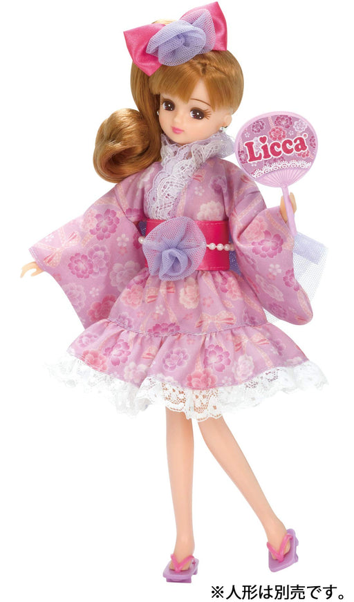 Takara Tomy Licca-chan Dress LW-13 Festival Purple [Dress Only] Yukata Kimono_2