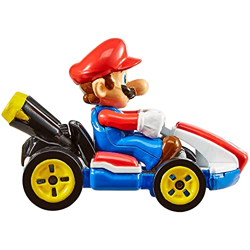 Hot Wheels Mario Kart Circuit Track Set (1 Mario Car, 1 Yoshi Car) GCP27 NEW_3