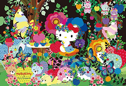 Beverly Jigsaw Puzzle 91-134 Hello Kitty Forest Tea Party (1000 Pieces)(49×72cm)_1