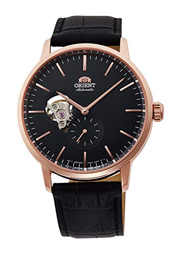 ORIENT Contemporary RN-AR0103B Automatic Men's Watch Black Leather Band NEW_1