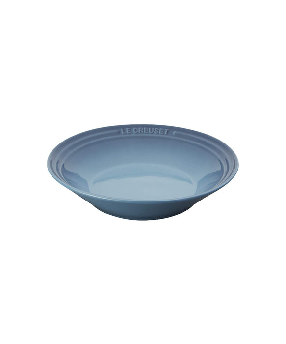 Le Creuset Deep Plate Neo Shallow Dish 22cm 800ml Marine Blue Microwave Safe NEW_1