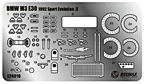 Detail Up Parts for BMW M3 E30 Sports Evolution'92 Deutschland Model 1/24 Scale_1