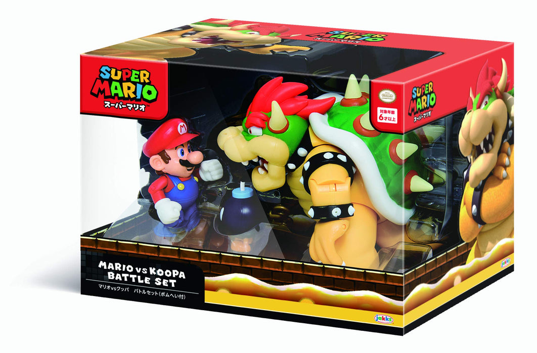 Jakks pacific Super Mario Bros Mario VS Bowser Multicolor