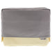 Sun-Star Stationery Square Pouch Delde L Size Gray x White Nylon S2281562 NEW_1