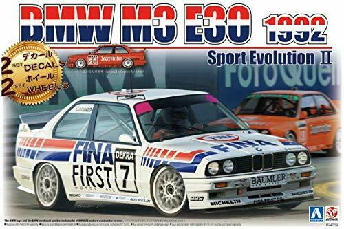 Aoshima 1/24 BMW M3 E30 Sports Evolution '92 Deutschland Model Model Kit NEW_9