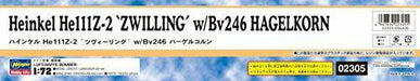 Hasegawa Heinkel He111Z-2 'Zwilling' w/Bv246 Hagelkorn Plastic Model Kit NEW_3
