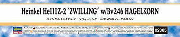 Hasegawa Heinkel He111Z-2 'Zwilling' w/Bv246 Hagelkorn Plastic Model Kit NEW_4
