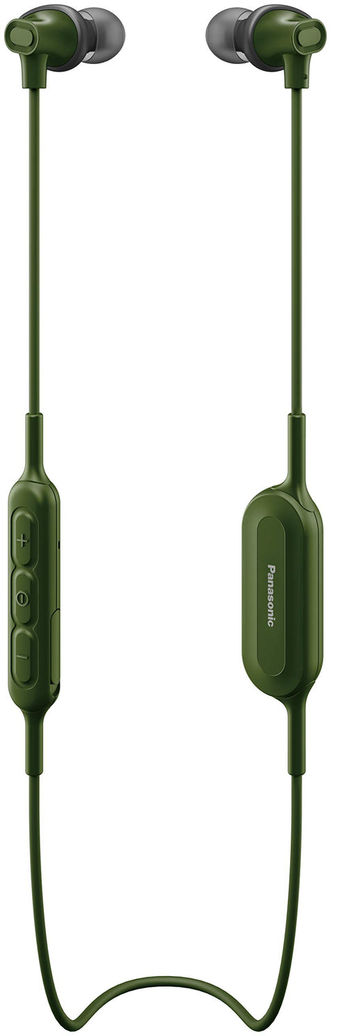 Panasonic Canal Type Bluetooth Wireless Earphone RP-NJ310B-G Green 9mm Driver_1