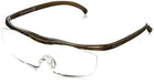 Hazuki Glasses Loupe Large 1.85 times Magnifier Clear Lens Brown NEW from Japan_1