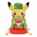 Pokemon Center Original stuffed Hannari tea party pretend Pikachu male NEW_1