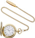 SEIKO pocket watch SAPQ008 gold case Roman numeral notation with lid and chain_1