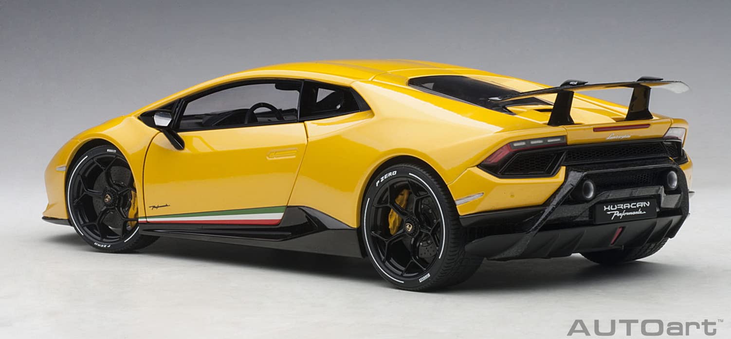AutoArt 1/18 Lamborghini Urakan Performant Pearl Yellow 79155 Diecast Model Car_2