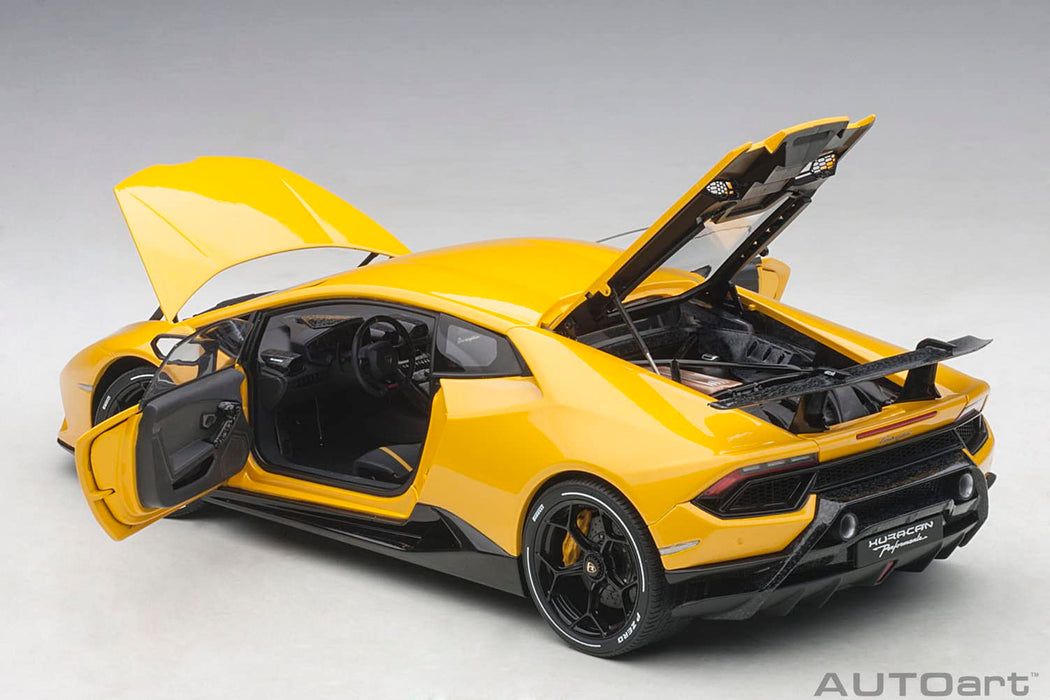 AutoArt 1/18 Lamborghini Urakan Performant Pearl Yellow 79155 Diecast Model Car_6