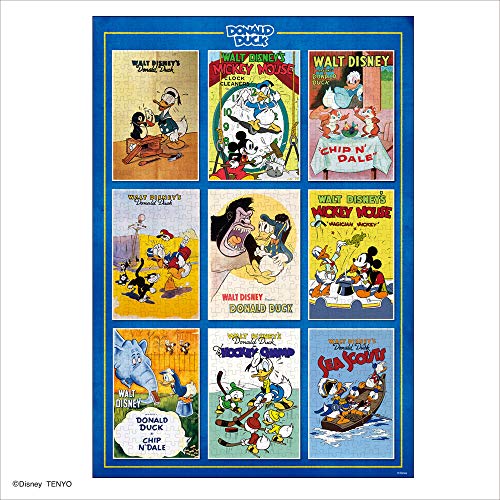 1000 piece jigsaw puzzle Disney Movie Poster Collection Donald Duck (51x73.5cm)_1