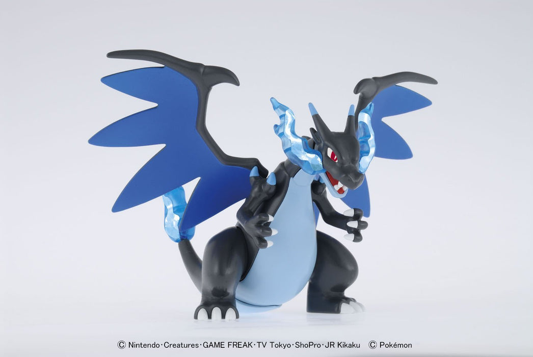 Bandai Spirits Mega Charizard X Pokemon Colored Plastic Model Kit Collection NEW_3