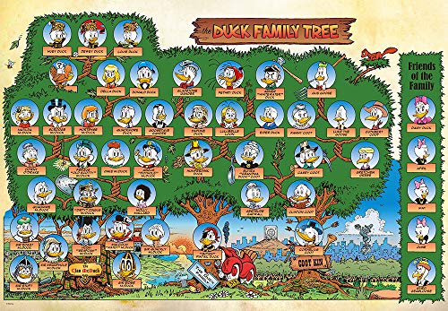 1000 Piece Jigsaw Puzzle Disney Donald Duck / Family Tree (51x73.5cm) NEW_1