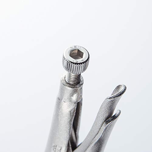 THREE PEAKS DS-165T Tapered Truss Screw Vice GRIP PLIERS 165mm 170g Silver NEW_6