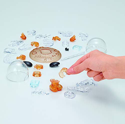 Snoopy 35 Piece Crystal Puzzle Astro Notes Orange NEW from Japan_3