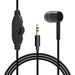 ELECOM Canal Type Earphone EHP-TV10CM3BK Black 3m Affinity sound for TV NEW_1