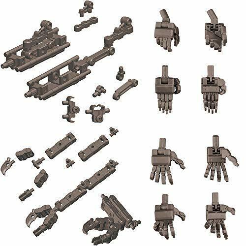 KOTOBUKIYA M.S.G MECHA SUPPLY ASSORTMENT 01 FLEXIBLE ARM SET GUNMETAL Ver Kit_1