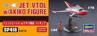 Hasegawa Ultra Mecha Series 1/72 Jet Beetle w/1/24 Akiko Corps Figure Model Kit_7