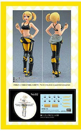 1/12 Egg Girls Collection No.02 'Amy McDonnell' (Rider) Plastic Model Kit NEW_5