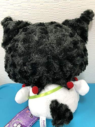 Sanrio MY MELODY KUROMI Plush Doll with Strawberry Pouch FuRyu Prize Character_5