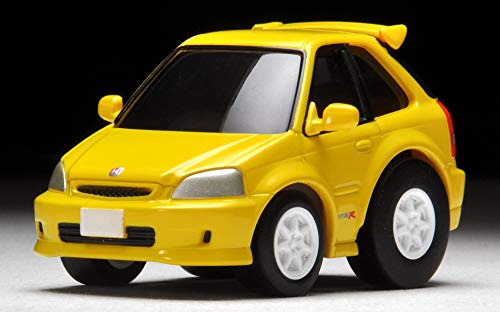 Tomytec Choro-Q zero Z-62b Honda Civic Type R EK9 Yellow Miniature Car 302414_7